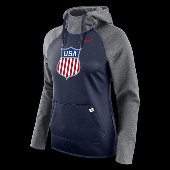 Nike Tops - EUC Women’s USA Hockey Hoodie